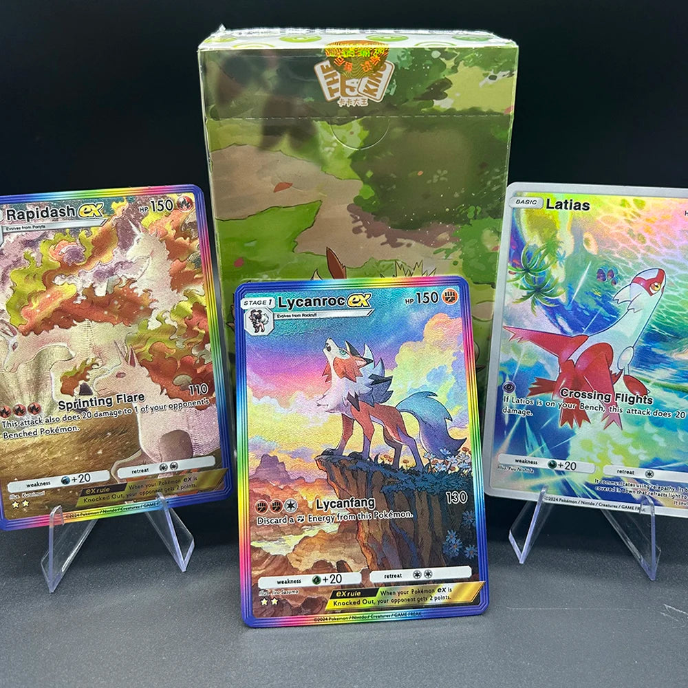 1 Box PTCG Pocket Series English Random Flash Collection Card Umbreon Sylveon Umbreon Mega Pinsir Game Collection Card Toy Gift