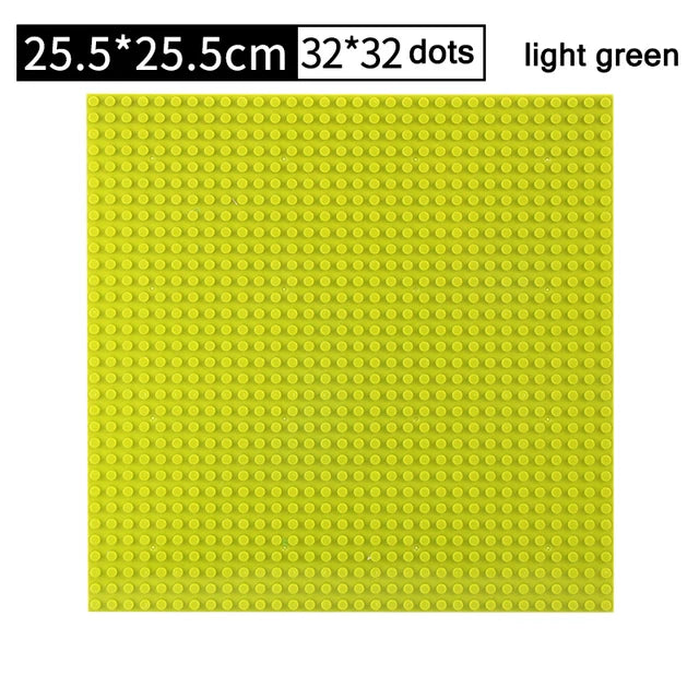 City Road Street Baseplate Straight Crossroad Curve T-Junction Building Blocks Base Plates Construction for Children Kids