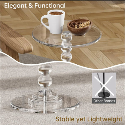 Transparent Acrylic Side Table