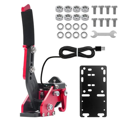 Hall Effect Sim Racing Handbrake Linear USB PC Drift Brake for ETS2 Assetto Corsa Compatible with SimRuito Paddock