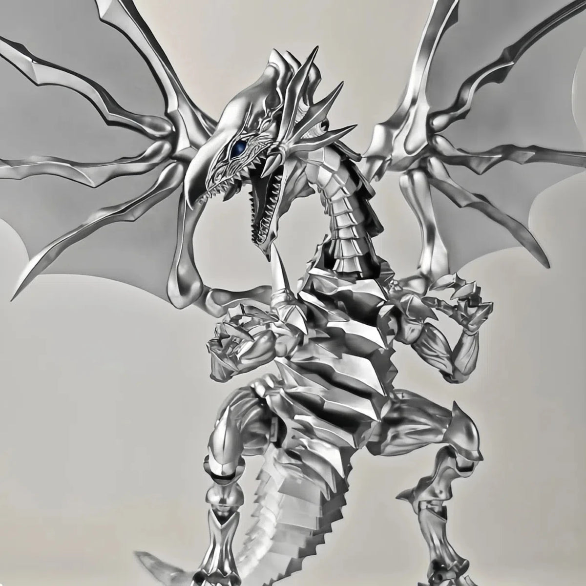 【New-Hot】Yu-Gi-Oh Arrogant Dragon Blue-Eyes White Dragon  Assembly Model Figure Desktop Decoration Holiday Birthday Gift