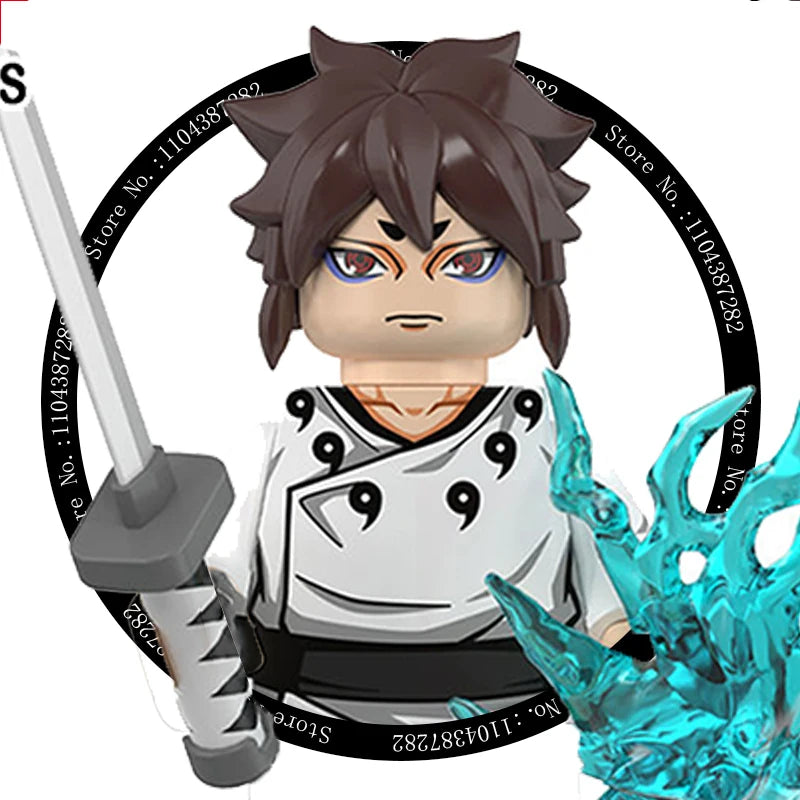 WM6152 Naruto Building Blocks Ootutuki Momoshiki Mitsuki Gaara Namikaze Minato Tobirama Action Figure Accessories For Kids