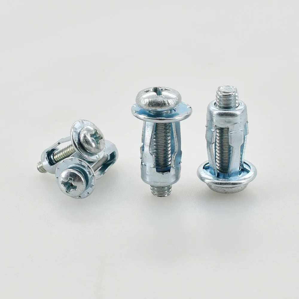 M4 M5 M6 Petal Rivet Nuts Carbon Steel Molly Jack Nut License Plate Fixing Metal Panel Clamp Lock Rivnut Screw Nut Kit Nutsert