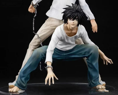 20cm DEATH NOTE Yagami Light L·Lawliet L Lawliet Anime Figurine Action Figure Toys Doll Christmas Gift No Box