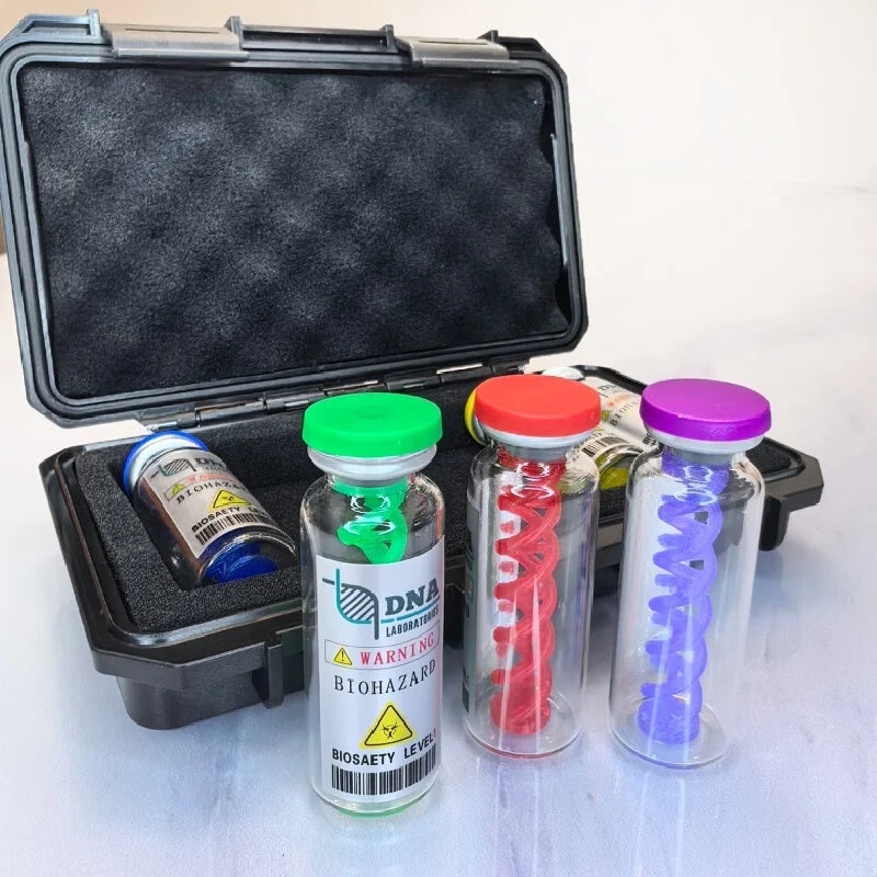 In-stock Resident Evil Virus Bottle Double Helix Sample Handmade Model Game Peripheral Scene Decoration Horror Collectible Prop