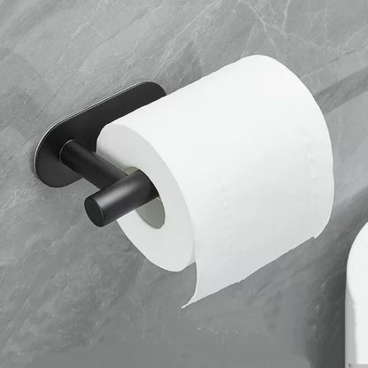Self Adhesive Towel Rack, Wall Mounted Bathroom Supplies, Bathroom Towel Rack Hanger, Non Perforated Toilet Paper Holder
