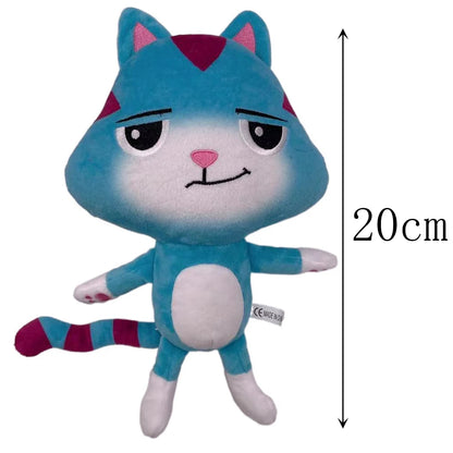 Hot Gabby Dollhouse Plush Toy Mercat Cartoon Stuffed Animals Smiling Cat Car Cat Hug Gaby Girl Dolls Kids Birthday Gifts