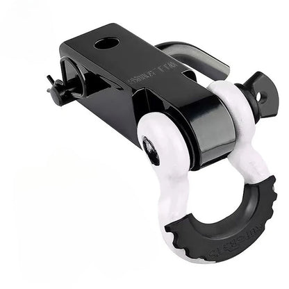 3/4 Carbon Steel Trailer Arm Broken19T Solid Square Mouth Trailer Hook Buckle 4.75T Off-road Trailer Modification Part