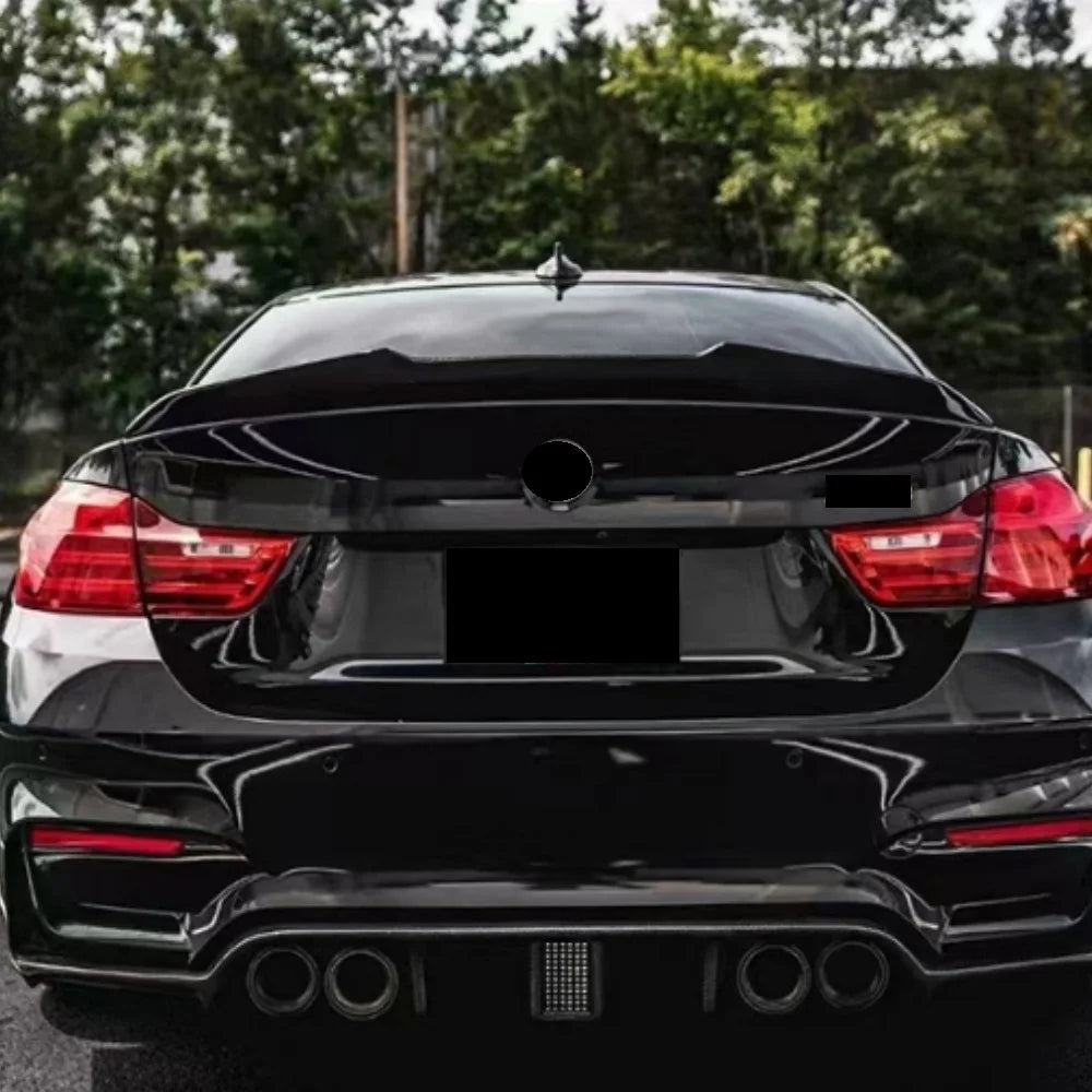 LED Rear Bumper Diffuser Lip PP CAR Accessories For BMW M4 F82 F80 M3 2015-2020