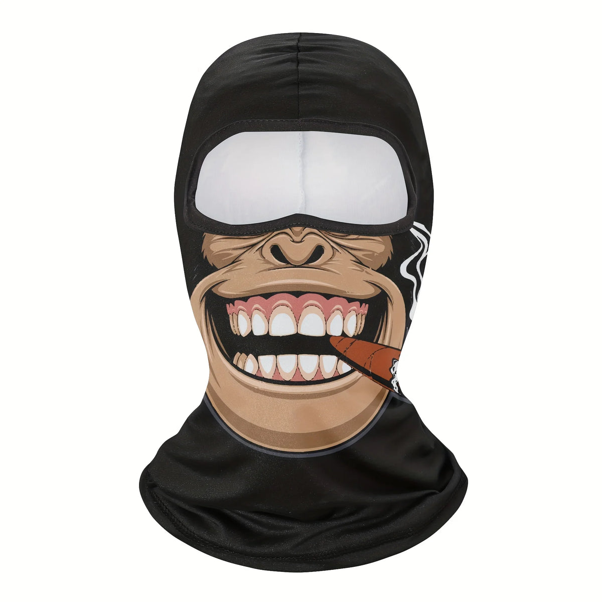 1pc  Face Mask Clown Ghost Skull Mask, Breathable Windproof, UV Sun Dust Protective Full Face Cover For Summer Sprin
