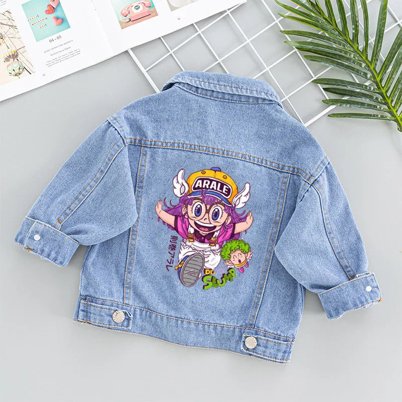 Anime Arale Dr Slump Cartoon Patches for Clothes Heat Transfer Thermal Vynil Stickers DIY T shirt Iron on for Women Appliqued