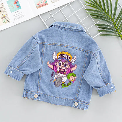 Anime Arale Dr Slump Cartoon Patches for Clothes Heat Transfer Thermal Vynil Stickers DIY T shirt Iron on for Women Appliqued