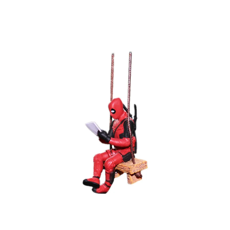 Deadpool 2 Action Figure X-Men Swing Posture Anime Doll Car Charm Decoration PVC Collection Figurine Kids Toys