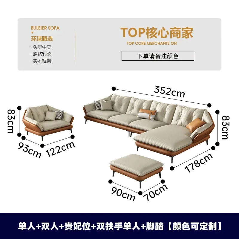 Modern Corner Living Room Sofas Aesthetic Corner Modern Modular Sectional Sofa Armchair Lazy Muebles Para Hogar Furniture