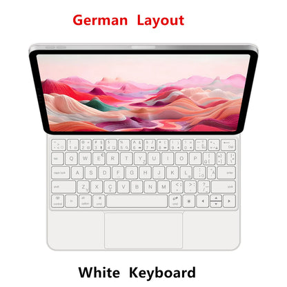 Magic Keyboard Folio For Xiaomi Pad 7 2024 Mi Pad 7 8 Pro 11.2' Tablet Smart Case For Xiaomi Pad 8 Spanish German Keyboard Cover