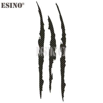 Car Styling Ghost Claw Scratch Stripe Marks Headlight Decal Vinyl Decal Auto Body Decorative Stickers PVC Carving Vinyl Decal