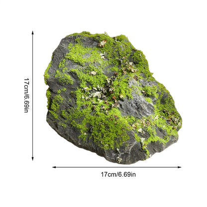 1 Piece Simulated Moss Stone Fake Rock For Indoor And Outdoor Garden Decoration Artificial Landscape Home Decoration