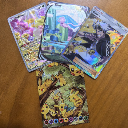 1 Box Pocket Series Mew Charizard Giratina Lillie English Random Flash Card Classic Game Anime Collection Cards Gift Toy
