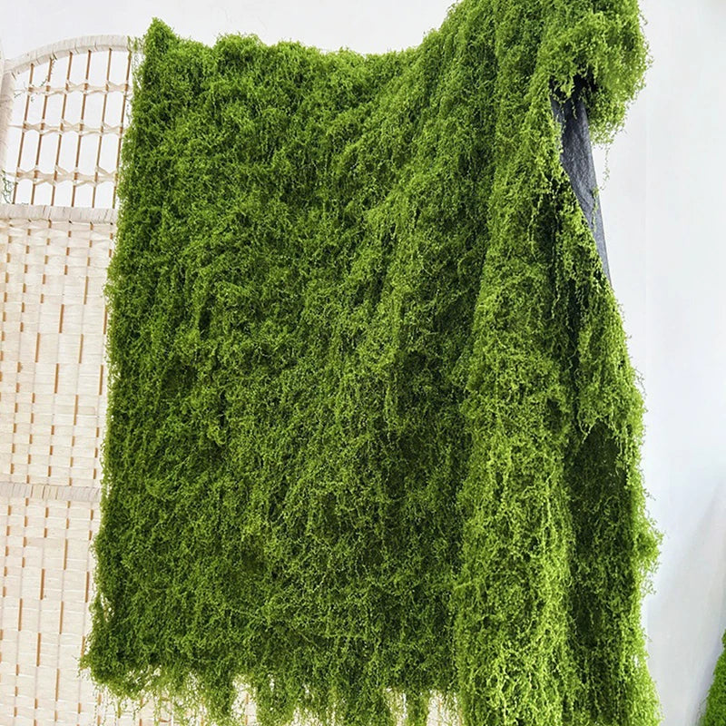 Simulation Artificial Moss False Grass Carpet, Bionic Lawn Paving Accessory, DIY Micro Landscape Decor for Bonsai Indoor Outdoor