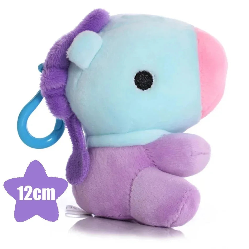 Plush Toy Tata Koay Shooky Mang Cooky Cartoon Animal Backpack Key Mobile Phone Pendant Office Relaxation Toys Friend Gift