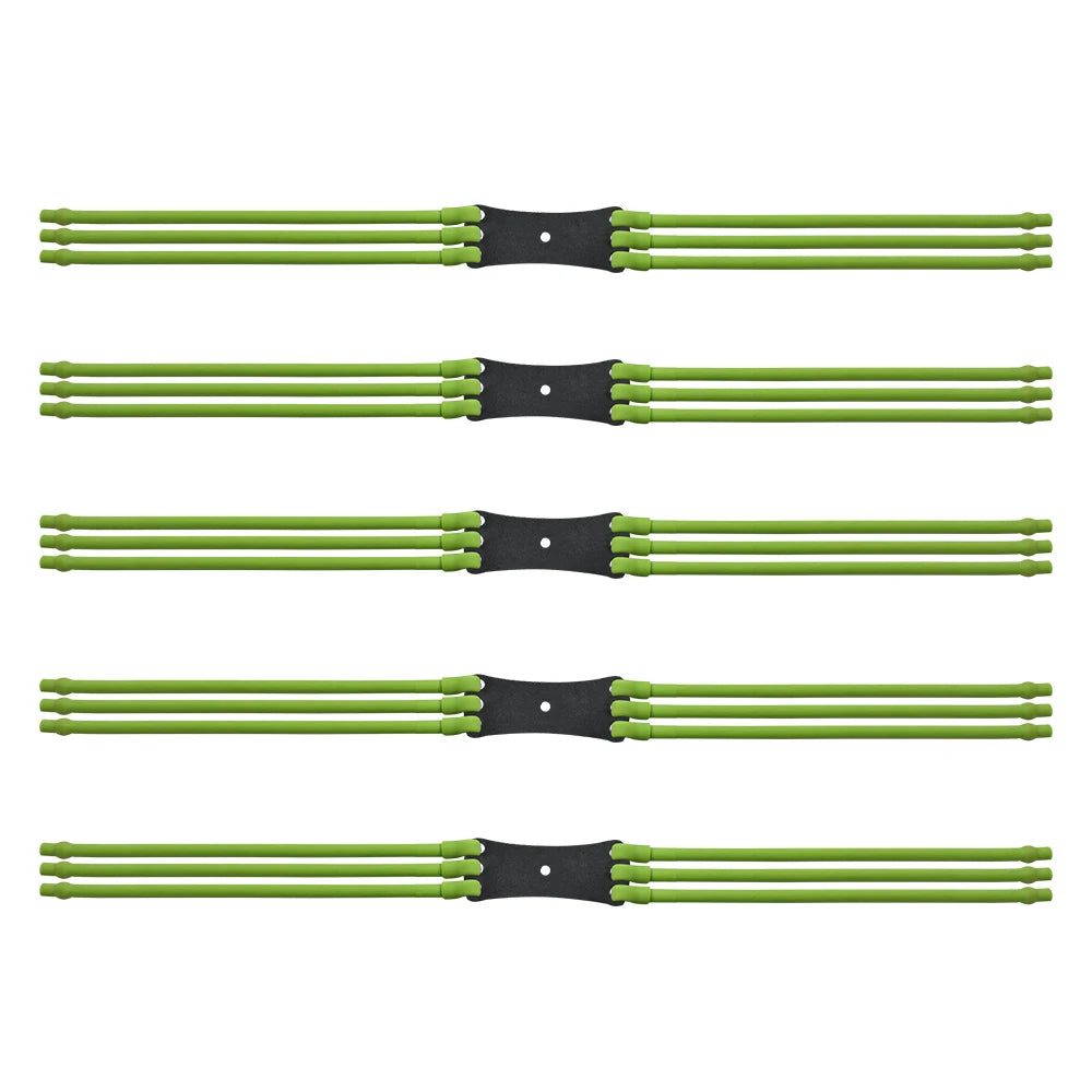 New Card Ball Rubber Bands Outdoor Slingshot Shooting Rubber Bands Hunting Recreational Toys Highly Elastic Tubular Rubber Bands