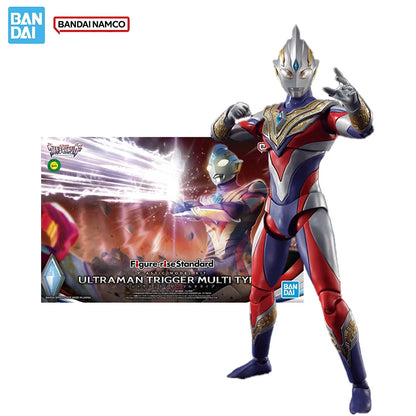 Bandai Original Genuine Ultraman Model Kit Figure-rise Standard Ultraman Trigger Multi Type Collection Action Figure Model Toys