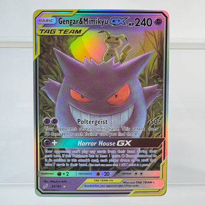 PKM Foil Proxy Card GENGAR&MIMIKYU GX DARK GENGAR Hobbies Game Collection Battle The best gift PTCG Card