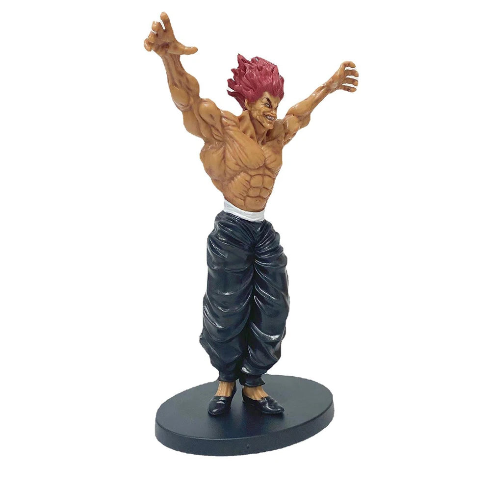 Anime Figure Hanma Baki Hanma Yujiro Hanayama Kaoru Figure Hanma Baki Fighting Action Figures Doll PVC Model Statue Gift 15-22cm