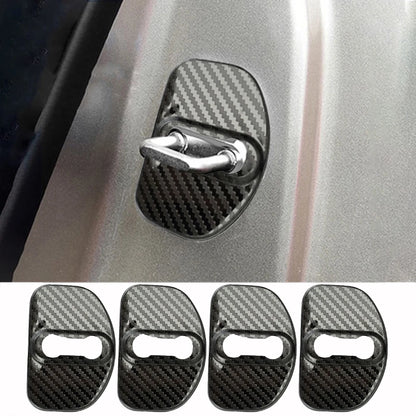 Car Door Lock Cover Auto Protection Case for Porsche Macan RSR 718 Cayman 911Panamera Taycan Cayenne Carrera Car Accessories