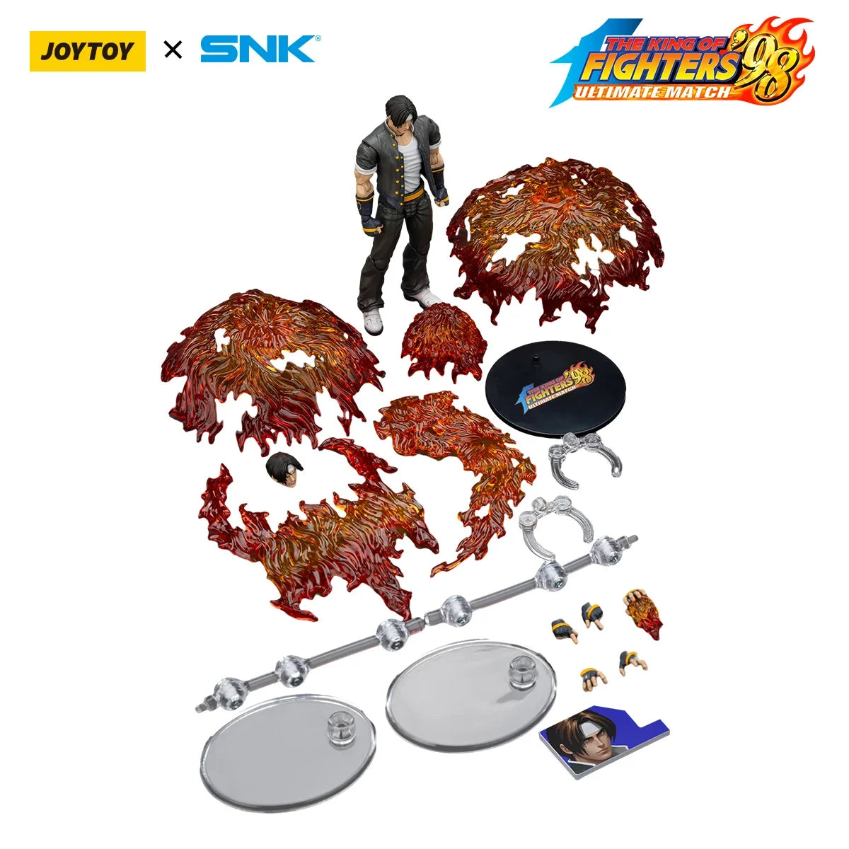 JOYTOY 1/18 Action Figure SNK KOF 98UM Hero Team Kyo Kusanagi Model Toy Doll