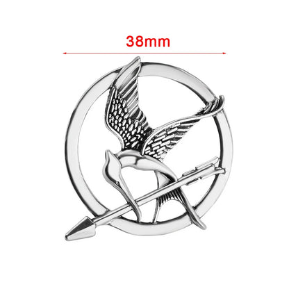 Fashion Trendy Jewelry The Hunger Games Popular Punk Vintage Style Birds Brooches Universal Costume Jewellery Accessories