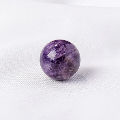 16mm Natural Crystal Ball No Hole Beads, Polished Agate Gemstone Sphere Bulk for DIY Jewelry Crafts Home Decor Gifts