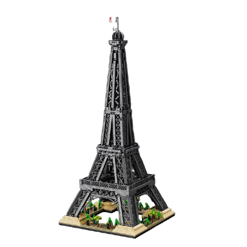 Eiffel Tower Burj Khalifa Grand Mosque of Mecca Buildings Blocks City View World Architecture Brick Model Kit DIY Adults Gift