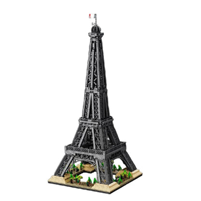 Eiffel Tower Burj Khalifa Grand Mosque of Mecca Buildings Blocks City View World Architecture Brick Model Kit DIY Adults Gift