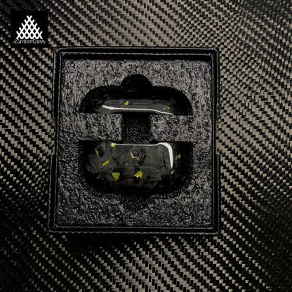 For Apple AirPods Pro 3 2 1 Generation/ AirPods 4 Real Forged Carbon Fiber Case Wireless Headphone Super Light Protective Case