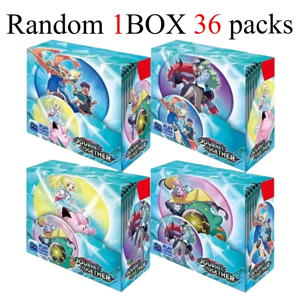 new model English 36 Packs Pokémon TCG: Scarlet & Violet Etsncelles Evoving Skies 151 BATTLE Flames Booster Box Battle  Card