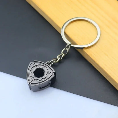 Metal Mini Car Auto Creative Wheel Keychain Parts Auto Enthusiast  Accessories KeyKeyring Ring Chain for Men Woman Lover Gift