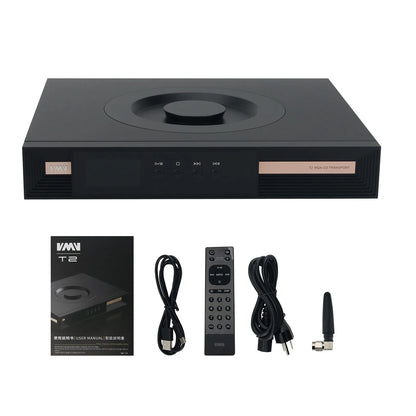 SMSL VMV T2 MQA CD Player HD Digital DSD Audio Decoder Fast Response Servo System DAC Support Clock Input/Output