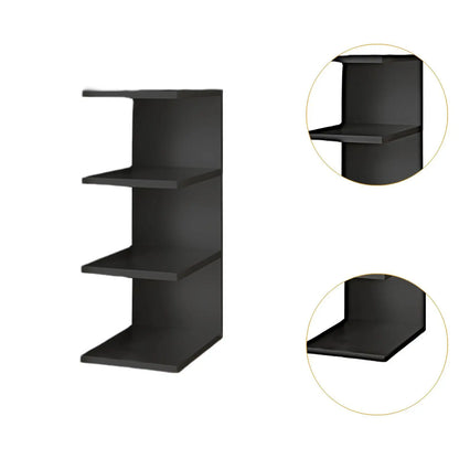 Desk Book Shelf 3 Tier Space Saving Multipurpose Lightweight Decorative Storage Rack for Desktop Home Bedroom Dorm Office