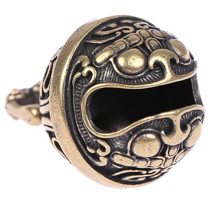 Brass Handicraft Die Casting Drop Bell Key Car Button Wind Bell Sect Bronze Bell Creative Gift Home Decoration Pendant