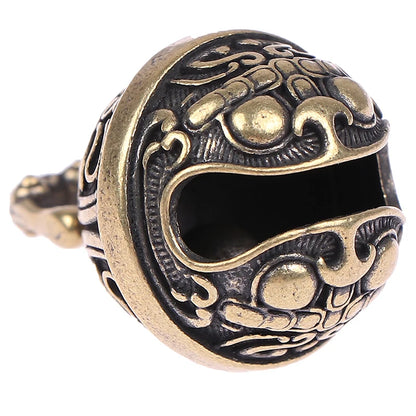 Brass Handicraft Die Casting Drop Bell Key Car Button Wind Bell Sect Bronze Bell Creative Gift Home Decoration Pendant