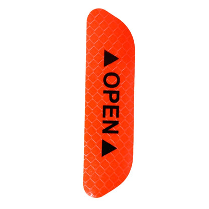10/50PCS Reflective Car Door Sticker Safety Opening Warning Reflector Tape Decal Auto Exterior Reflector Car Accessories