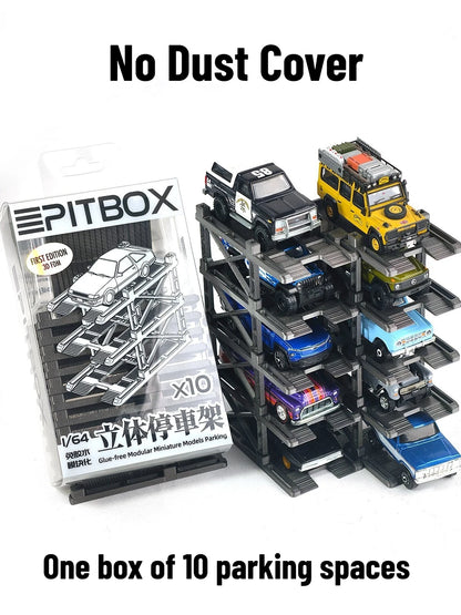 Diorama 1/64 Modular Multi-Storey Parking Lot Rack Model Car Display Storage Cabinet Models