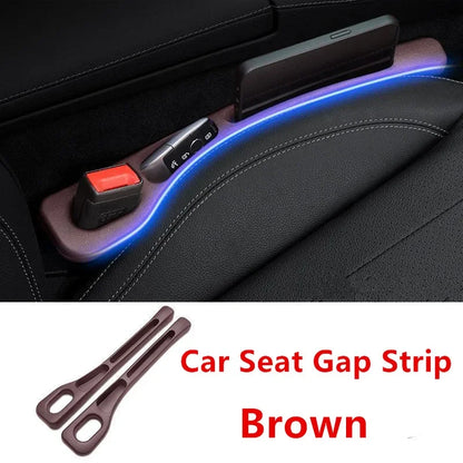 2Pcs Car Seat Gap Leak For Mazda 2 3 6 Atenza Axela Demio CX-5 CX5 CX-3 CX-9 MX5 Accessory Proof Sealing Strip, Seam Storage Box