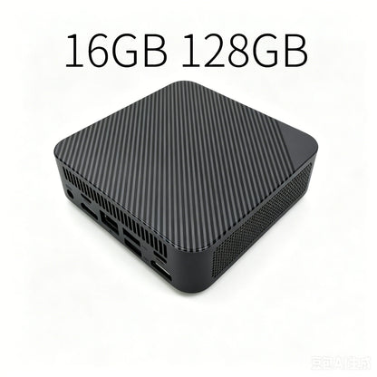 Intel Core N150 Portable Mini PC 16GB DDR4 M.2 NVMe SSD Triple 4K WiFi6 Silent Cooling Office Home Desktop Computer