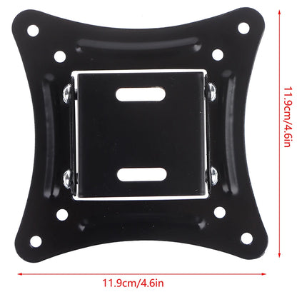 1Set 14-27Inch TV Mounts LCD LED Monitor Wall Mount Bracket Fixed Flat Panel TV Frame Support 15 Degrees Tilt Angle w/Screw