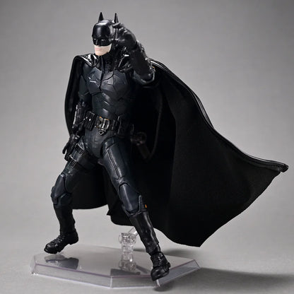 MAFEX 188 DC Batman Action Figure PVC New Batman Joint Movable Change head Collection Figures Model Toys Gift