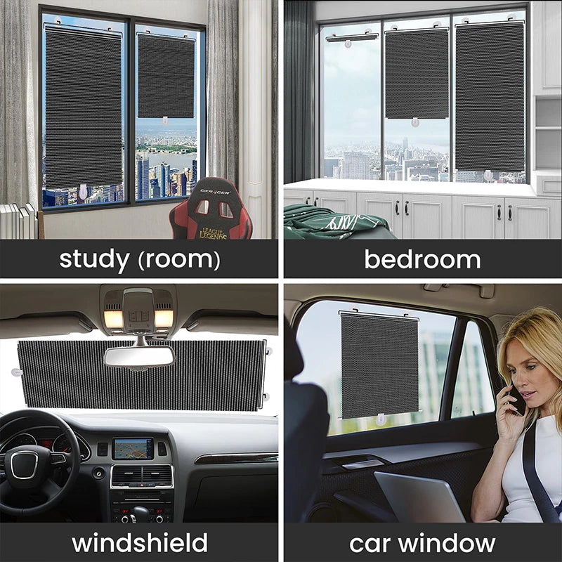 Roller Curtains for Window Kitchen Curtain Blackout Blinds Blind Roll Living Room Drill Adjustable Rolls Shade Shades Roman Home