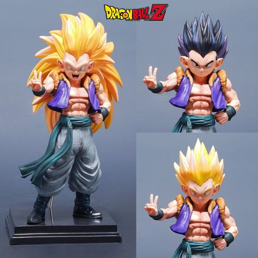 22cm/8.66in Anime Dragon Ball Figure Gotenks Action Figures Pvc Statue Desktop Ornamen Collection Model Toys Gifts