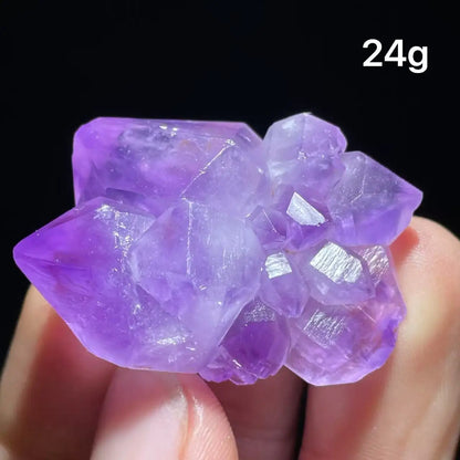 100% Natural Amethyst Flower Clusters, Raw Stones, Mineral Specimens from Madagascar